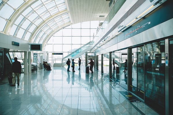 airport shuttle station, dubai