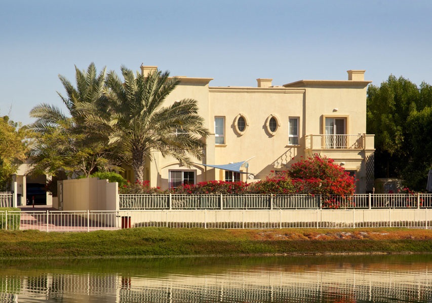 Villa by a lake in Dubai, United Arab Emirates