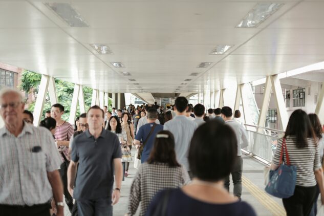 sky bridge somewhere in asia