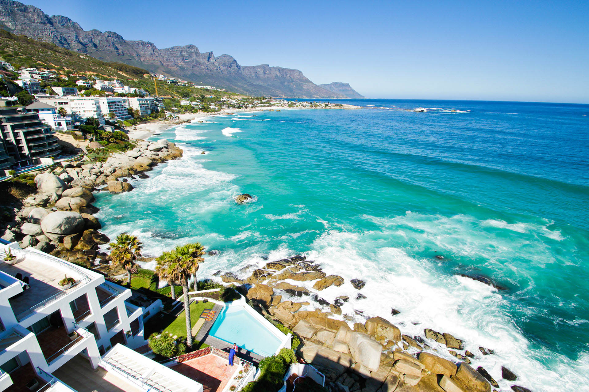 Ocean view in Cape Town, South Africa 