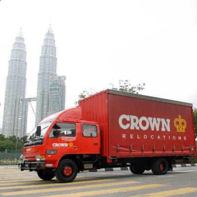 Crown moving truck in Kuala Lumpur
