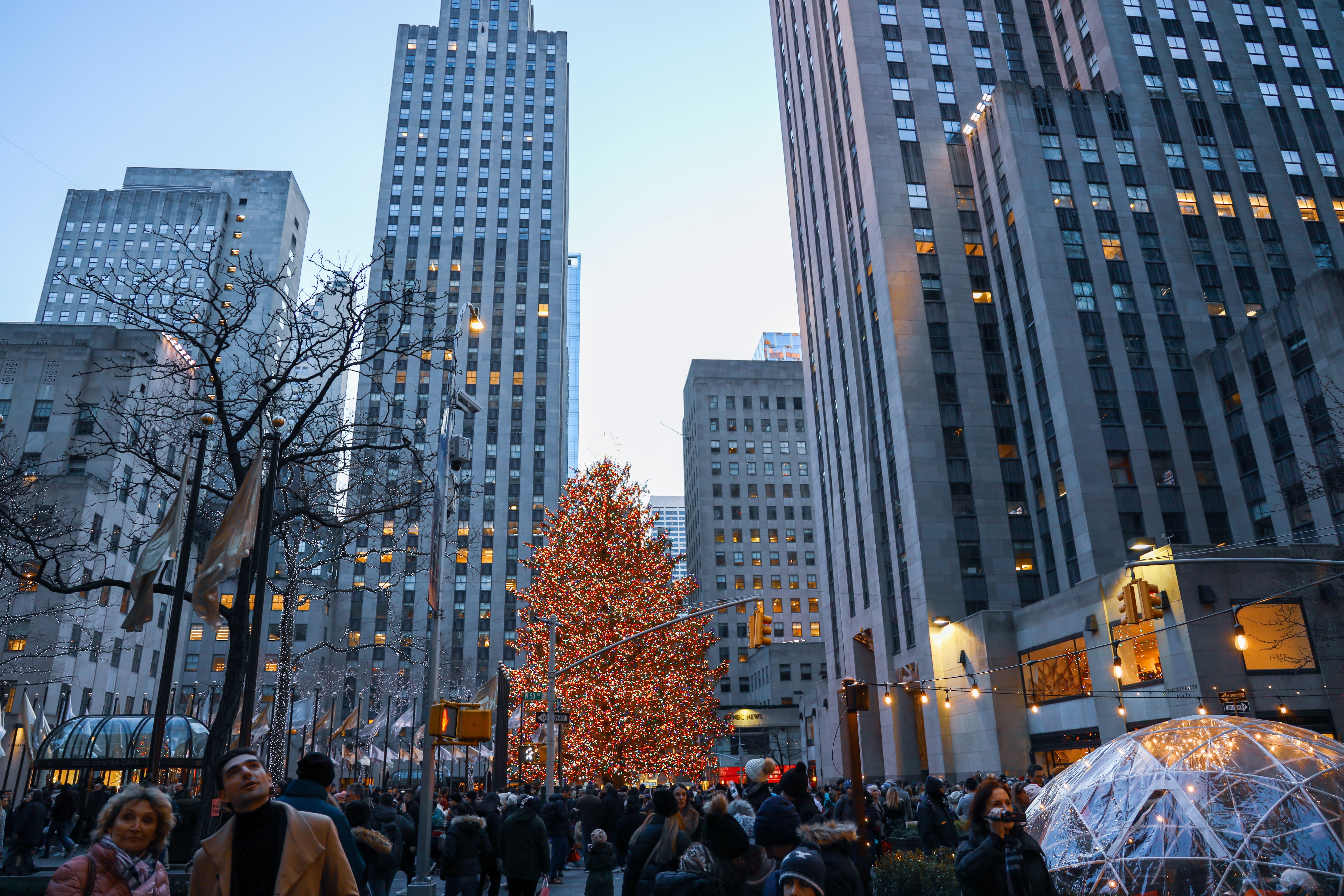 New York at christmas